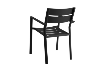 Delia armchair Black Brafab